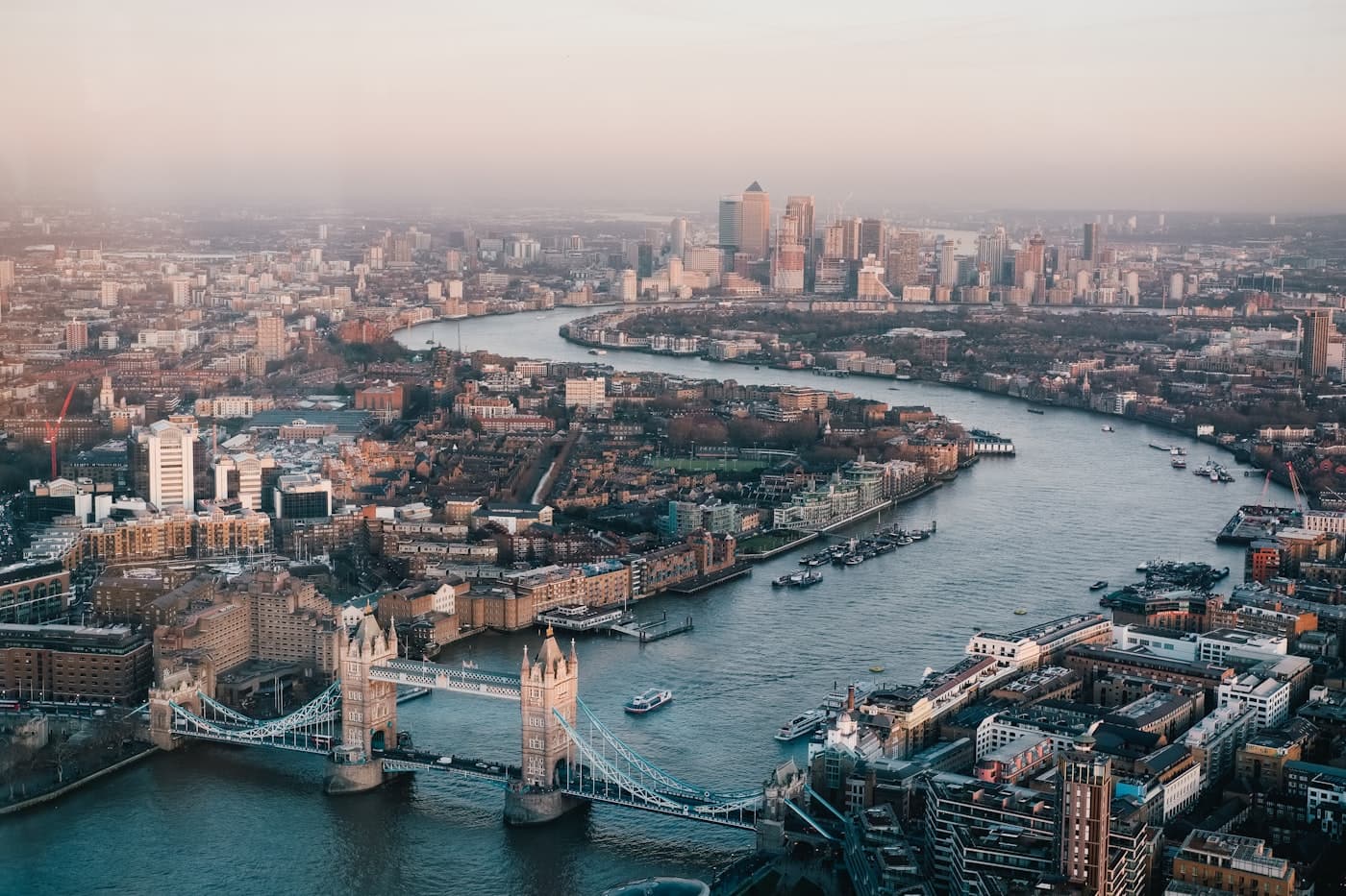 London aerial — gateway institutional market context